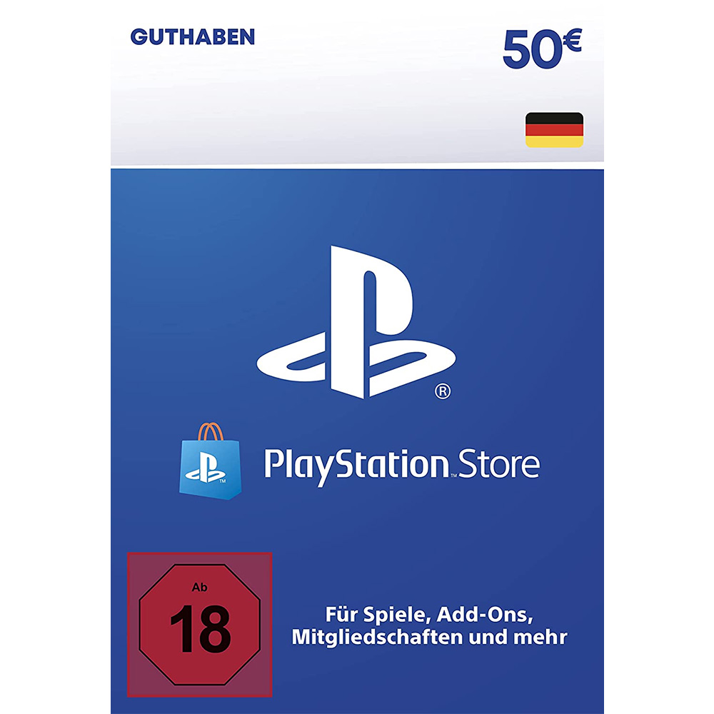 PS Store Guthaben<br>50 € [Deutsches Konto]